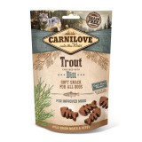 -Carnilove Dog Semi Moist Snack Trout with dill - Pisztráng kaporral 200g Carnilove Dog Semi Moist Snack pisztráng kaporral 200g