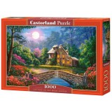 Castorland Kunyhó a holdfény kertben puzzle 1000db-os (C-104208-2) (C-104208-2) - Kirakós, Puzzle