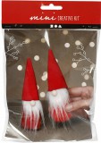 CCHOBBY Mini karácsonyi kreatív szett, álló karácsonyi törpék