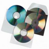 CD tartó zseb, füllel ellátott, öntapadó, 127x127 mm, 3L [10 db]
