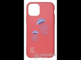 Cellect GoGreen tok iPhone 11 Pro készülékhez, korall, medúza mintás