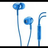 CELLULARLINE ACOUSTIC fülhallgató SZTEREO (3.5mm jack, mikrofon, felvevő gomb) KÉK (ACOUSTICB) (ACOUSTICB) - Fülhallgató