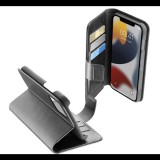 CELLULARLINE BOOK AGENDA tok álló, bőr hatású (FLIP, oldalra nyíló, asztali tartó funkció, RFID védelem) FEKETE [Apple iPhone 13 Pro] (BOOKAG2IPH13PROK) - Telefontok