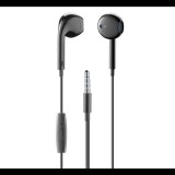 CELLULARLINE CAPSULE MS fülhallgató SZTEREO (3.5mm jack, mikrofon, felvevő gomb) FEKETE (AUCAPSULEMSK) (AUCAPSULEMSK) - Fülhallgató