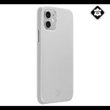 CELLULARLINE ELITE műanyag telefonvédő (mikrofiber belső, valódi bőr hátlap) FEHÉR [Apple iPhone 12 mini] (ELITECIPH12W) - Telefontok