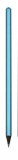 Ceruza, metál kék, aqua kék SWAROVSKI&reg; kristállyal, 14 cm, ART CRYSTELLA&reg; (TSWC306)