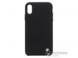 Cg Mobile BMW SIGNATURE telefonvédő gumi/szilikon tok Apple iPhone XR (6,1") készülékhez, fekete