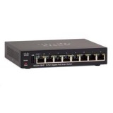 Cisco GBE LAN Smart 8 portos  menedzselhető PoE switch (SG250-08HP-K9-EU)