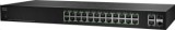 Cisco SF112-24 24 port 10/100Mbps asztali Switch Gigabit Uplink porttal