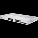 Cisco switch 24 port, poe - cbs250-24pp-4g-eu (sg250-26hp-eu utódja)