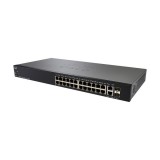CISCO Switch 26 port, PoE - SG250-26HP (SLM2024PT utód) (SG250-26HP-K9-EU) - Ethernet Switch