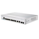CISCO Switch 8 port, PoE - CBS350-8FP-E-2G-EU (SG350-10MP-K9-EU utódja) (CBS350-8FP-E-2G-EU) - Ethernet Switch