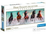 Clementoni High Quality Collection Panoráma puzzle Vágtázó lovak, 1000 db (8005125396078)