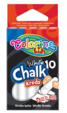 Colorino Kids Táblakréta, fehér, 12 db-os, pormentes, Colorino
