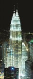Consalnet Felhőkarcoló az éjszakában öntapadós poszter, fotótapéta 276SKT /91x211 cm/