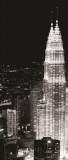 Consalnet Felhőkarcolók az éjszakában öntapadós poszter, fotótapéta 286SKT /91x211 cm/