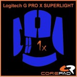 Corepad mouse rubber sticker #728 - logitech g pro x superligh gaming soft grips kék cg72800