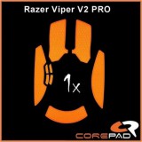 Corepad Mouse Rubber Sticker #754 - Razer Viper V2 PRO Wireless gaming Soft Grips narancssárga