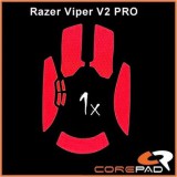 Corepad mouse rubber sticker #755 - razer viper v2 pro wireless gaming soft grips piros cg75500