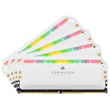 CORSAIR DOMINATOR PLATINUM RGB Fehér DDR4, 3600MHz 32GB (4 x 8GB) memória (CMT32GX4M4C3600C18W) - Memória