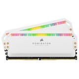 CORSAIR DOMINATOR PLATINUM RGB Fehér DDR5, 5600Mhz 32GB (2x16GB) memória (CMT32GX5M2B5600C36W) - Memória
