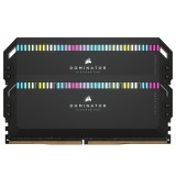 CORSAIR DOMINATOR PLATINUM RGB Fekete DDR5, 5200Mhz 32GB (2x16GB) memória (CMT32GX5M2B5200C40) - Memória
