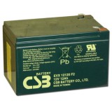 CSB 12V 12Ah Ciklikus Zselés Akkumulátor EVX12120 F2