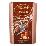 Csokoládé lindt lindor hazelnut mogyorós tejcsokoládé golyók díszdobozban 200g