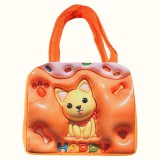Cukicuccok Kft. 3D hatású gyerek táska cica, narancssárga