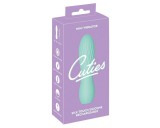 Cuties Mini 3 - akkus, vízálló, geometrikus vibrátor (zöld)