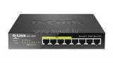D-Link 8-Port Gigabit PoE Unmanaged Desktop Switch (DGS-1008P/E)