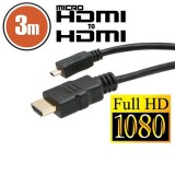 Delight HDMI - mini HDMI kábel 3m (20426) (d20426) - HDMI