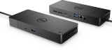 Dell WD19S 130W, USB-C/-A 3.1, DisplayPort, HDMI 2.0b, Ethernet, Fekete notebook dokkoló