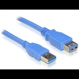 Delock 82541 USB 3.0 Type-A hosszabbító kábel 5m kék (delock82541) - USB hosszabbító