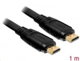 DeLock 82669 High Speed HDMI-A Ethernet lapos kábel apa-apa 1m
