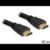 Delock 82709 High Speed HDMI Ethernet kábel A - A apa - apa 10m (82709) - Átalakítók