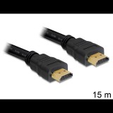Delock 82710 High Speed HDMI Ethernet kábel A - A apa - apa 15m (82710) - HDMI