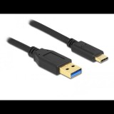Delock 84004 SuperSpeed USB (USB 3.2 Gen 1) A-típusú - USB Type-C kábel 2m fekete (84004) (DeLock84004) - Adatkábel
