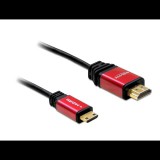 DeLock 84338 A/C High Speed HDMI kábel 5m apa - apa (84338) - Átalakítók