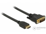 Delock 85654 HDMI - DVI 24+1 kétirányú kábel 2 m