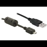 DeLock DL82299 USB 2.0 Type-A (male) - Micro Type-B (male) kábel 1m (DL82299) - Adatkábel