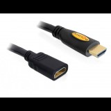 Delock DL83079 High Speed HDMI Ethernet  A - A apa - anya hosszabbító kábel 1m (DL83079) - Átalakítók