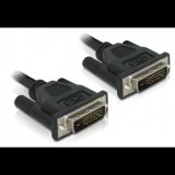 Delock DL84369 DVI 24+1 kábel 0.5m apa - apa (DL84369) - DVI összekötő