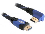DeLock HDMI Ethernet kábel derékszögű csatlakozóval 5m (82958)