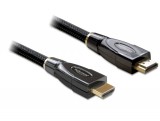 DeLock HDMI + Ethernet male/male összekötő kábel Premium 2m 82737