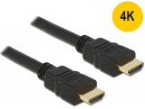 DeLock HDMI male/male  összekötőkábel 4K 1,5m Black 84753