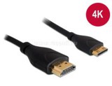 Delock kábel HDMI-A male to HDMI Mini-C male 4K Slim, 1m (DL83132)