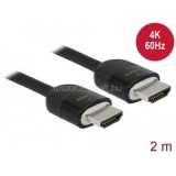 Delock kábel HDMI male/male összekötő 4K 60Hz Premium, 2m (DL84964)