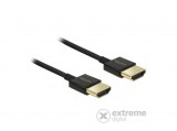 Delock Slim Premium HDMI apa/apa összekötő kábel, 1m