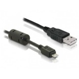 DeLOCK USB 2.0 Cable - 1.0m USB kábel 1 M USB A Micro-USB A Fekete